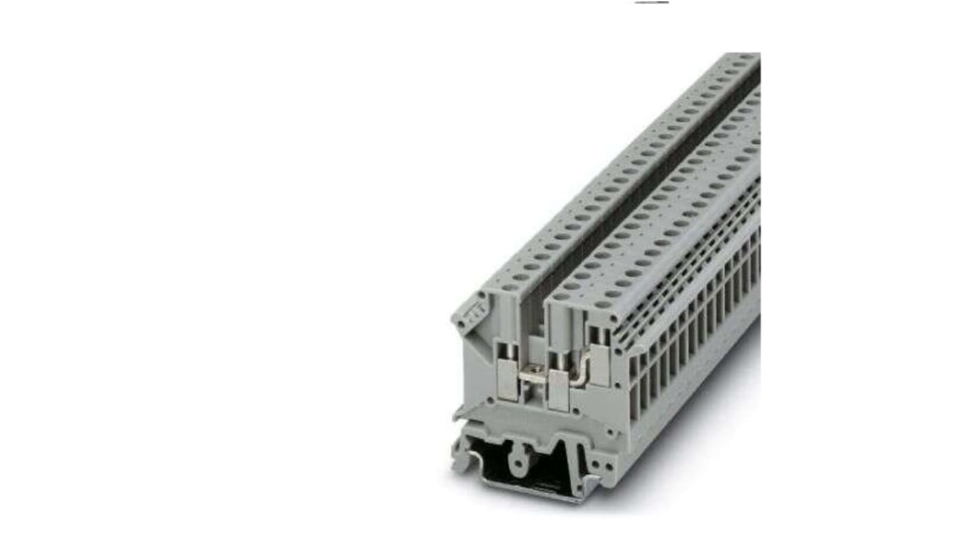 Morsettiera passante Phoenix Contact 1923021, grigia, sezione 0,2-4 mm², larghezza 6,2 mm. Ideale per applicazioni tecniche.