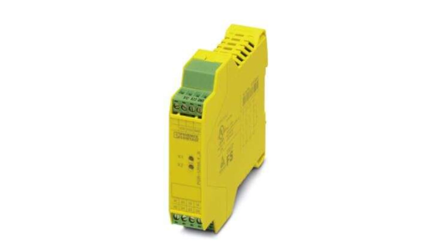 Modulo di espansione PSR-SPP Phoenix Contact 2903584, per segnali OSSD, 24 V c.c., 70 mA, tempo di risposta 25 ms.