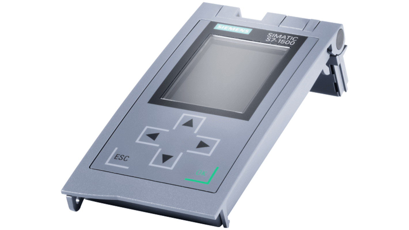 Coperchio anteriore Siemens 6AG1591-1BA02-2AA0 per CPU SIMATIC S7-1500, dimensioni 780 x 163 x 48 mm, resistente a liquidi.