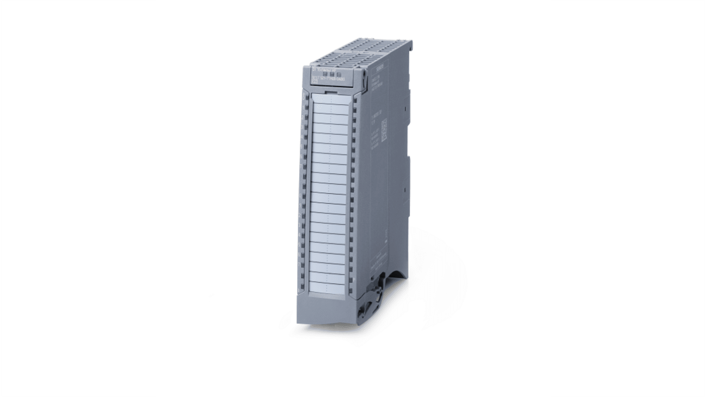 Siemens 6ES7521-7TH00-0AB0, modulo di ingresso digitale SIMATIC S7-1500, 16 canali, dimensioni 147 x 35 x 129 mm.
