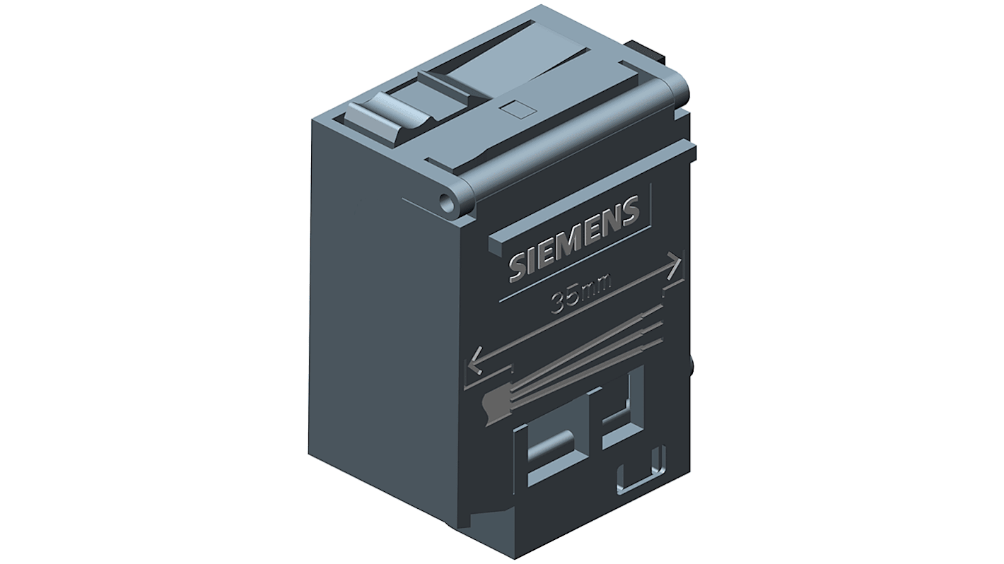 Connettore maschio Siemens 6ES7590-8AA00-0AA0 per moduli di alimentazione, dimensioni 49 x 26,2 x 44,2 mm, peso 22,8 g. Compatibile con SIMATIC.
