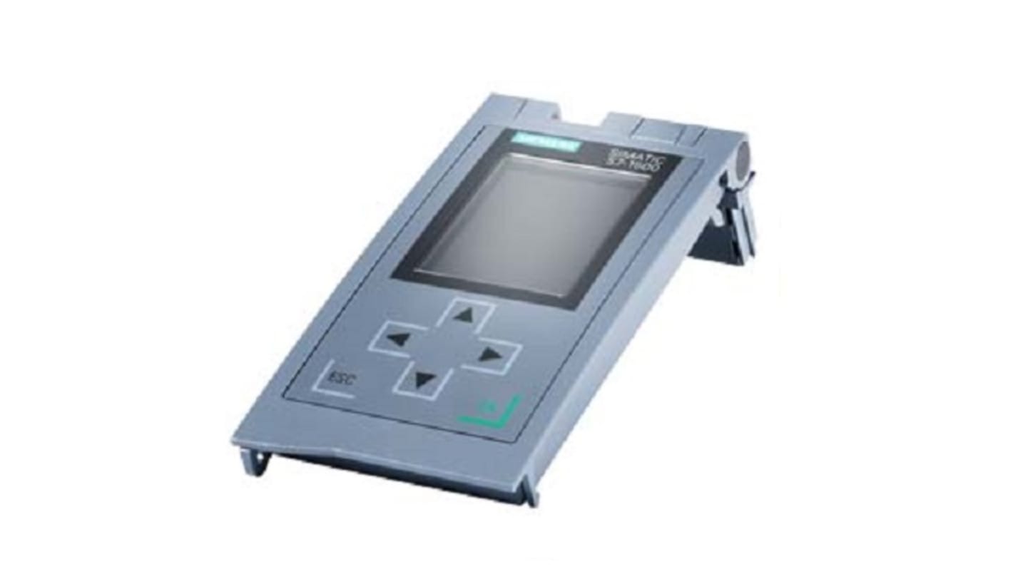 Modulo display Siemens 6ES7591-1BA02-0AA0 per CPU S7-1500, dimensioni 78 x 166 x 52 mm, compatibile con display da 70 mm o 175 mm.