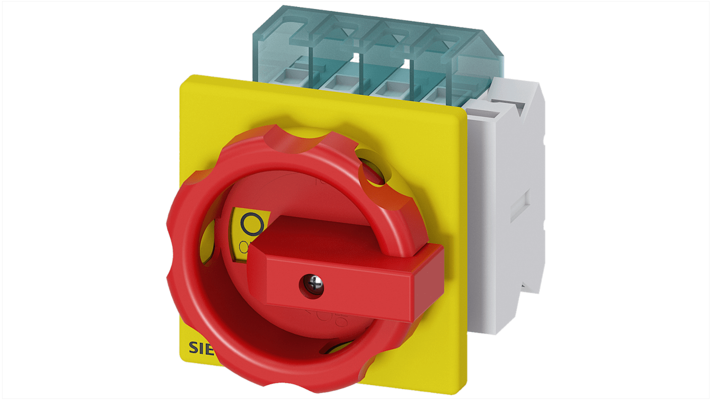 Sezionatore interruttore Siemens 3LD2003-1TP53, 3 poli, 16 A, IP65, temperatura -25 a 55 gradi, serie SENTRON.