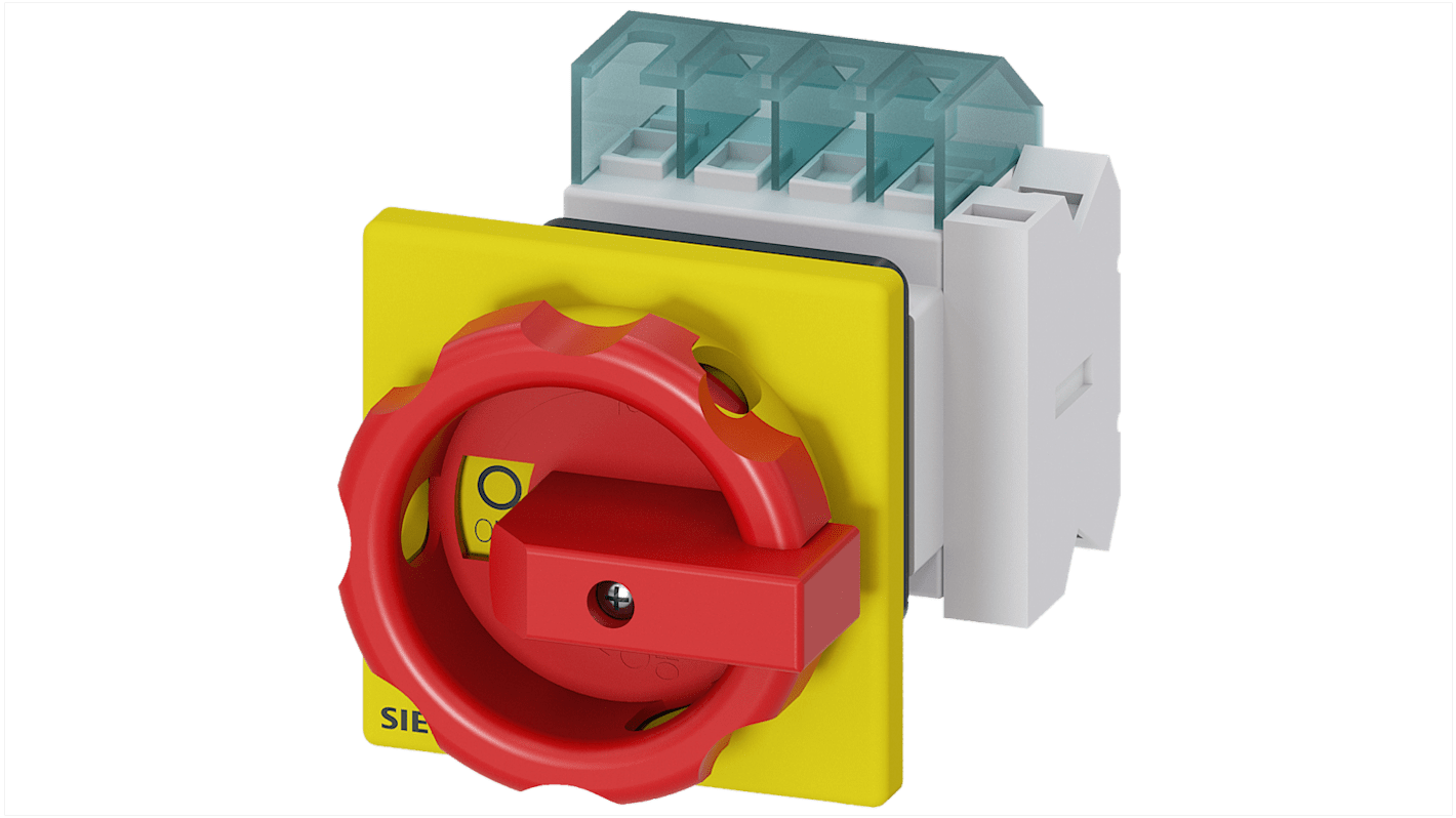 Sezionatore interruttore Siemens 3LD2054-1TP53, 3 poli, 16 A, IP65, temperatura -25 a 55 gradi, serie SENTRON.