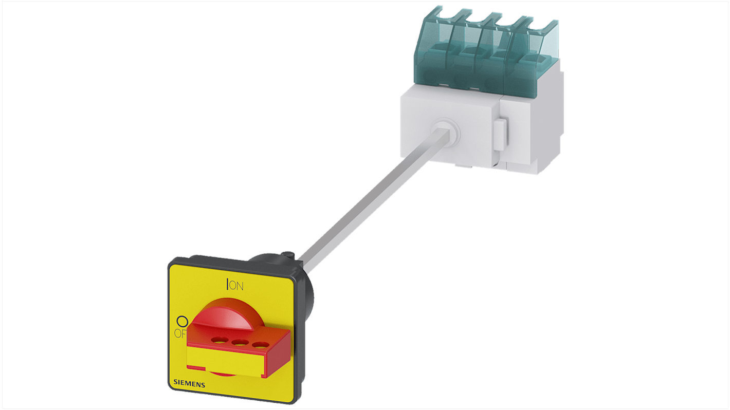 Sezionatore interruttore fusibile Siemens 3LD2217-1TL13, 4 poli, 32A, IP65, temperatura -25 a 55°C, serie SENTRON.