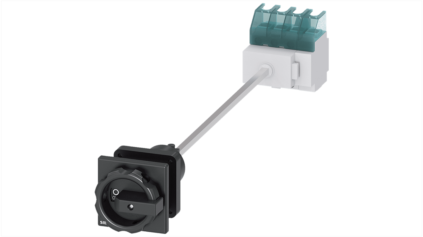 Siemens 3LD2244-1TL51, sezionatore interruttore a 4 poli, corrente 32A, IP65, per attivazione sicura apparecchiature elettriche.
