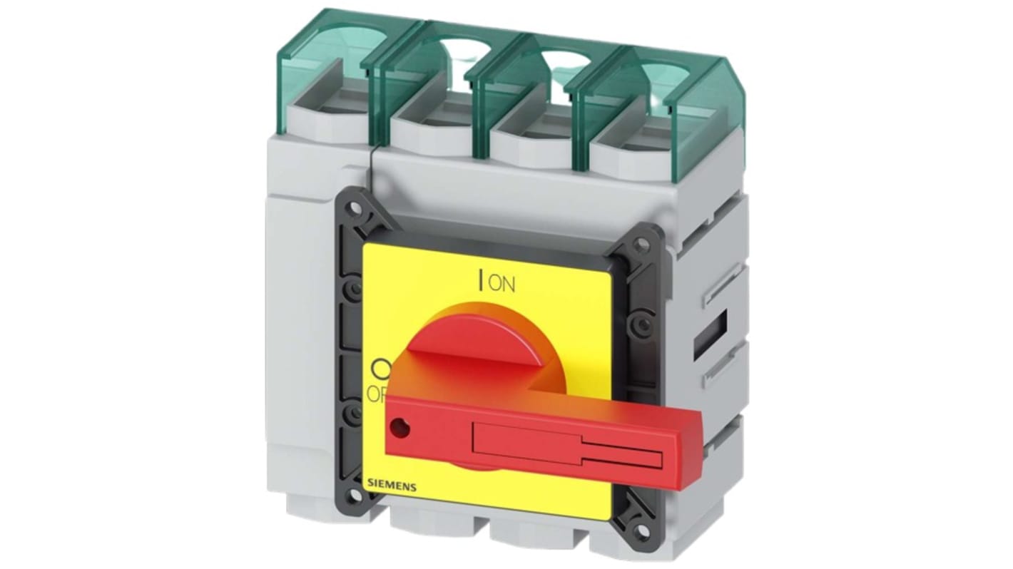 Sezionatore interruttore Siemens 3LD2305-1TL13, 4 poli, 32A, IP65, per temperature da -25 a 55 gradi, serie SENTRON.