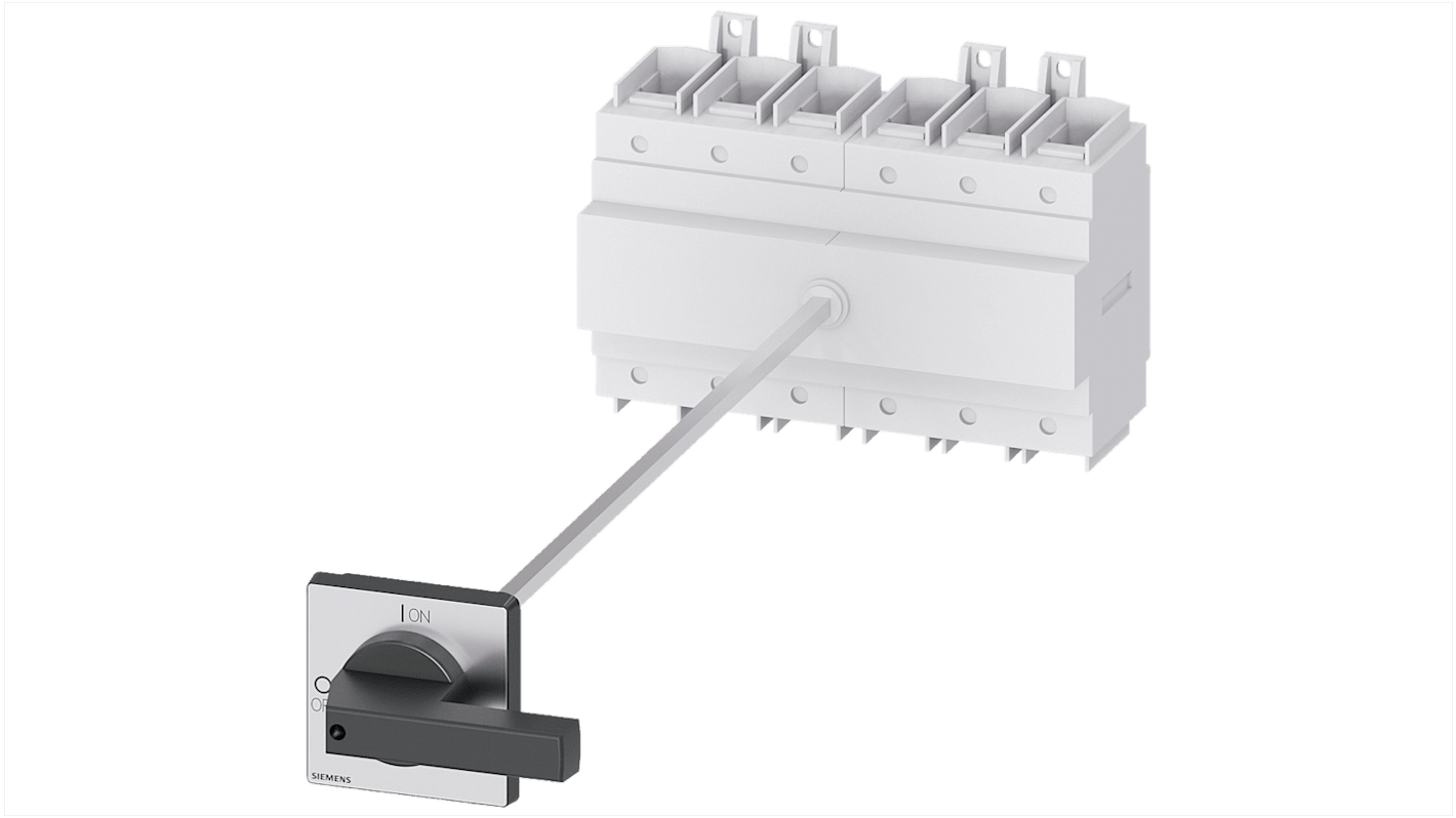 Sezionatore interruttore Siemens 3LD2318-3VK11, 6 poli, corrente 160A, grado di protezione IP65, per attivazione sicura.
