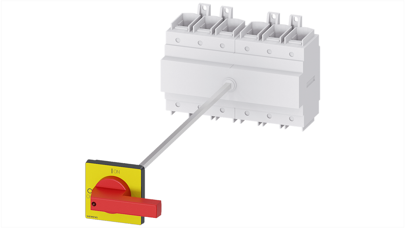 Sezionatore interruttore Siemens 3LD2318-3VK13, 6 poli, corrente massima 160A, grado di protezione IP65, serie SENTRON.