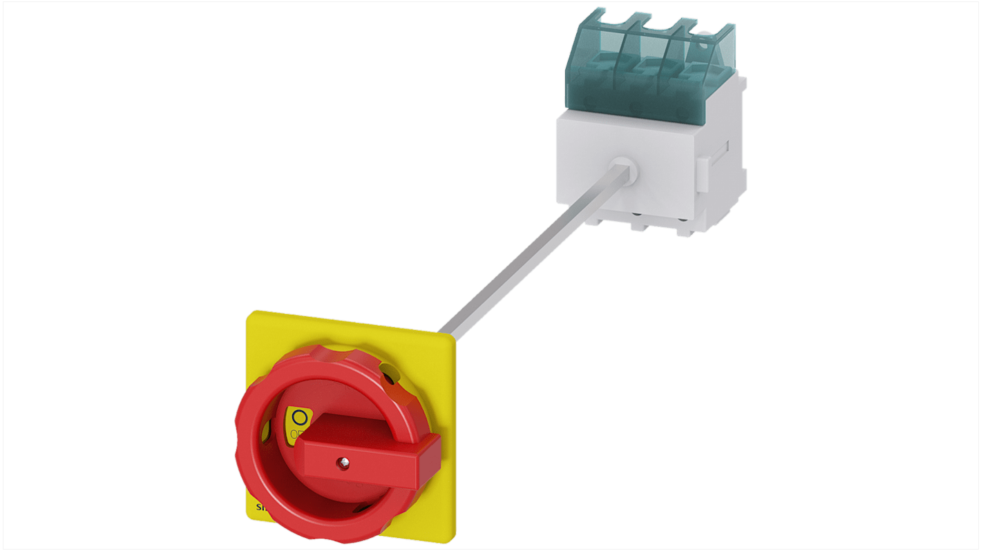 Sezionatore interruttore fusibile RK5 SENTRON Siemens 3LD2513-0TK53, 3 poli, 63 A, IP65, temperatura -25 a 55 °C.