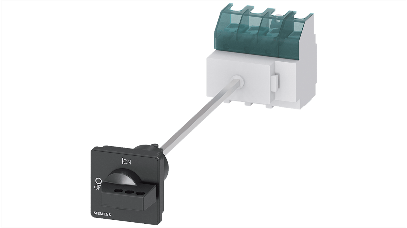 Sezionatore interruttore fusibile Siemens 3LD2517-1TL11, 4 poli, 63A, IP65, temperatura -25 a 55°C, serie SENTRON.