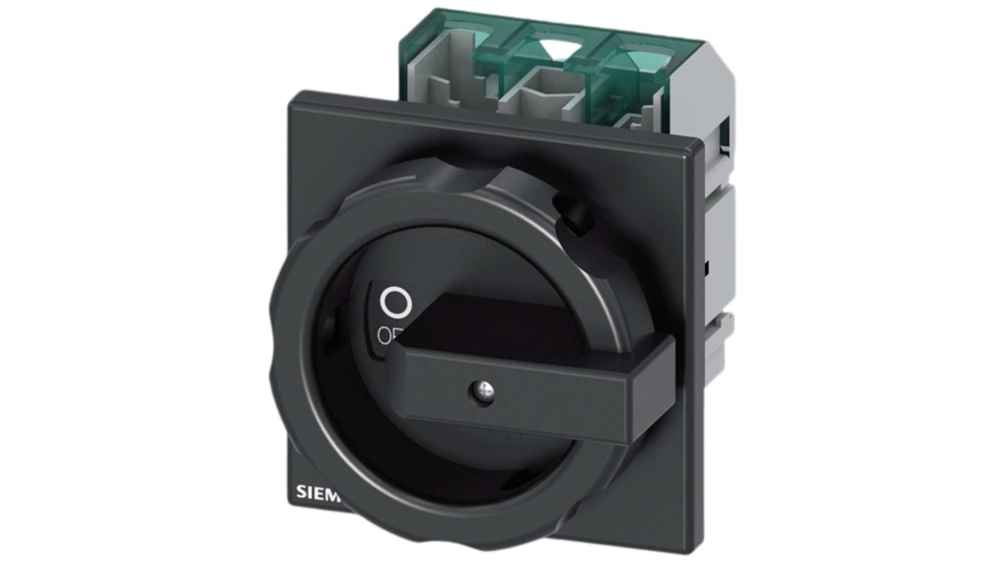 Sezionatore interruttore fusibile Siemens 3LD5020-0TK11, 3 poli, 32A, fusibile Classe CC, IP65, per attivazione sicura.