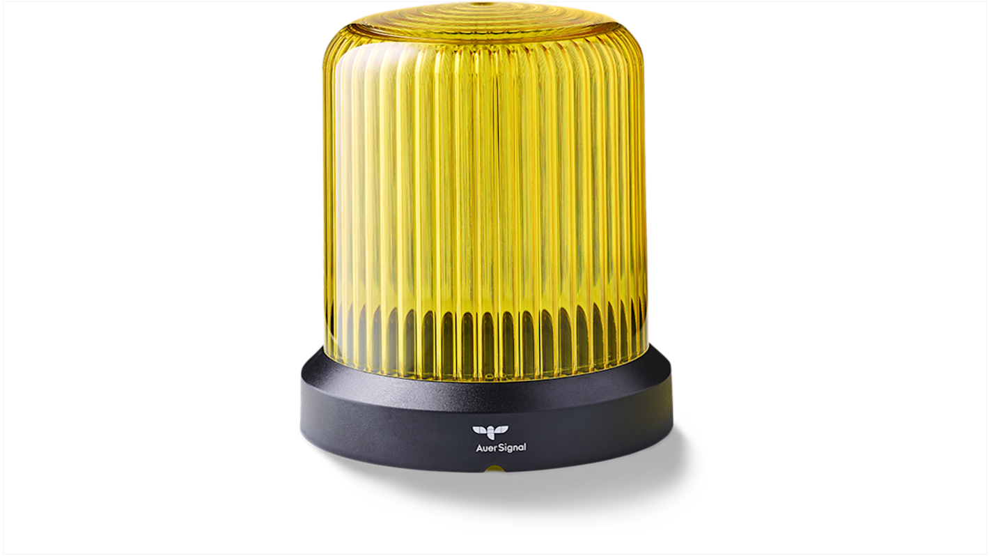 AUER Signal 850527004, segnalatore LED multifunzione con 7 modalità di illuminazione, montaggio orizzontale o verticale, diametro base 110 mm.