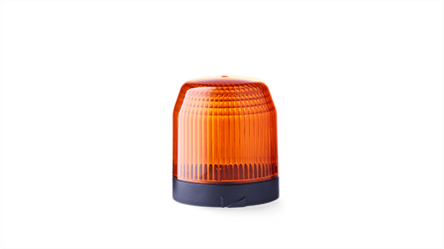 Modulo superiore AUER Signal 910121405, torrette di segnalazione ambra, 24 V, IP67/IP69, diametro 70 mm, temperatura -30 °C a +60 °C.