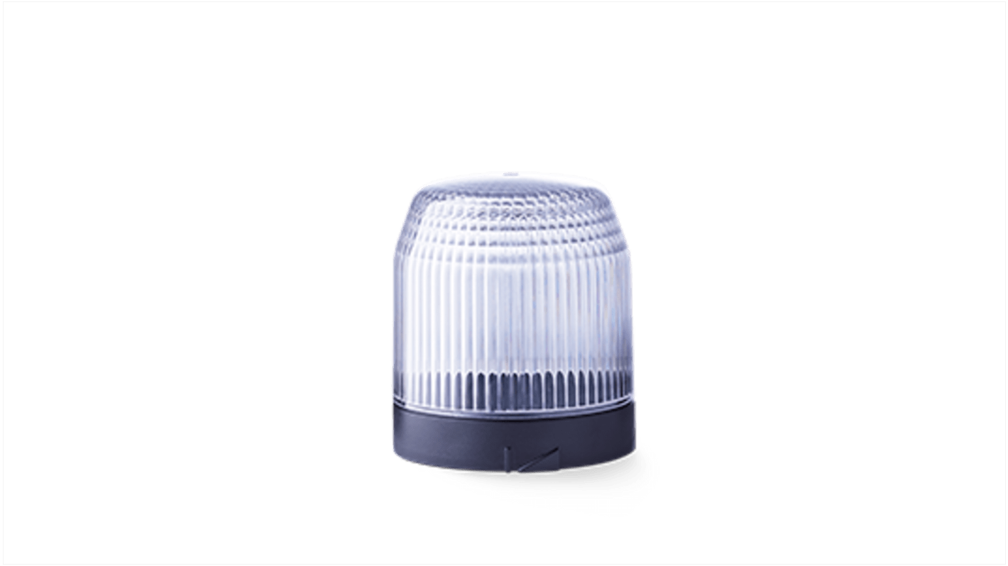 Modulo superiore di segnalazione AUER Signal 910134405, luminosità rotante, 24 V, IP67/IP69, diametro base 70 mm.