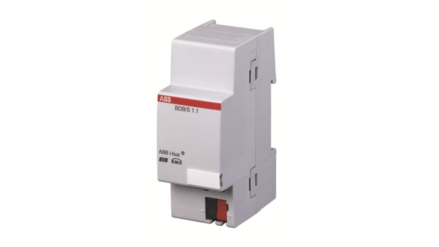 Modulo I/O digitale ABB 2CDG110067R0011 per sistema bus KNX, 35 canali configurabili, montaggio su guida DIN, IP20.