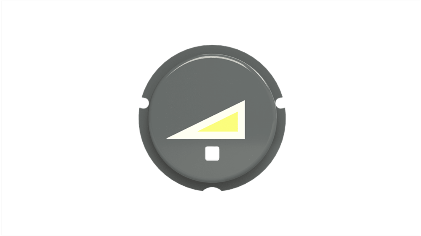Pulsante ABB per dimmer F@H, codice 2CLA602640N1801, per regolazione luminosa, temperatura operativa -5 a 35 °C.