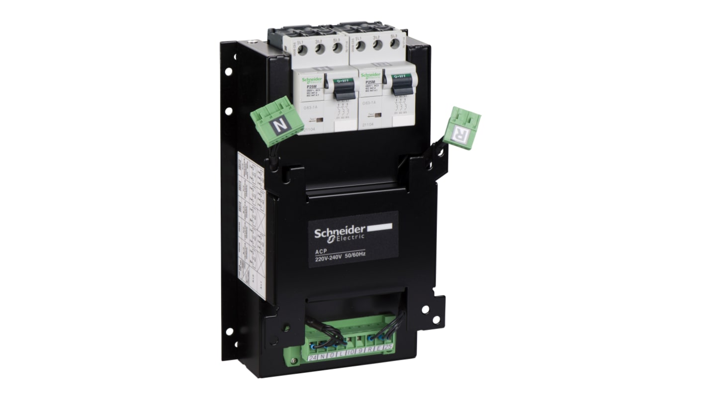 Piastra di controllo Schneider Electric 29363 per sezionatori ComPact NS/NSX e MasterPact NT, alimentazione 220-240 V.