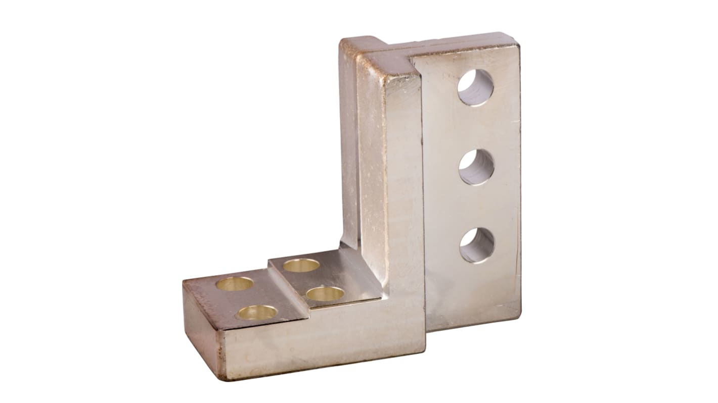 Adattatore Schneider Electric 31301 per interruttore automatico compatto INS INV, 4 poli, set da 3 unità per collegamento sicuro.