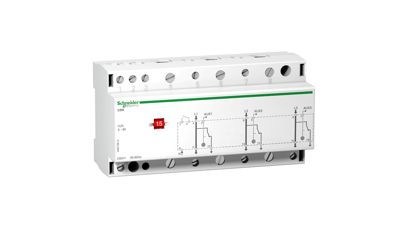 Contattore Schneider Electric A9C15913, 3 poli, 15 A, 415 V c.a., IP20, per applicazioni versatili.