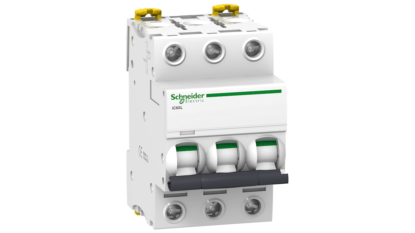 Interruttore automatico Schneider Electric A9F94310, 3P 10A, Tipo C. Ideale per ambienti da -35 a 70 °C, frequenza 50/60 Hz. Sicurezza garantita!