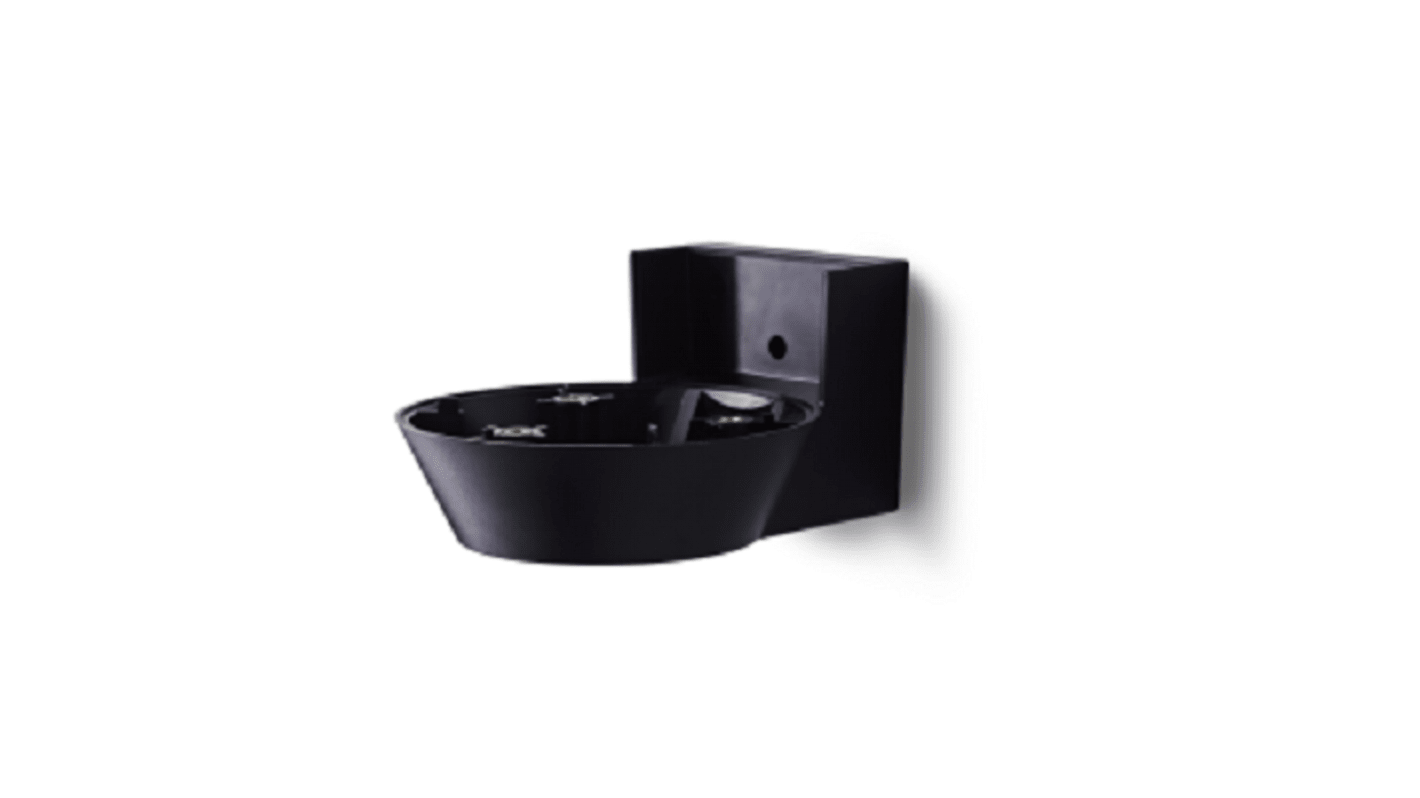 Staffa AUER Signal 850520900 per montaggio verticale di segnalatori luminosi serie R, colore nero, grado di protezione IP66.