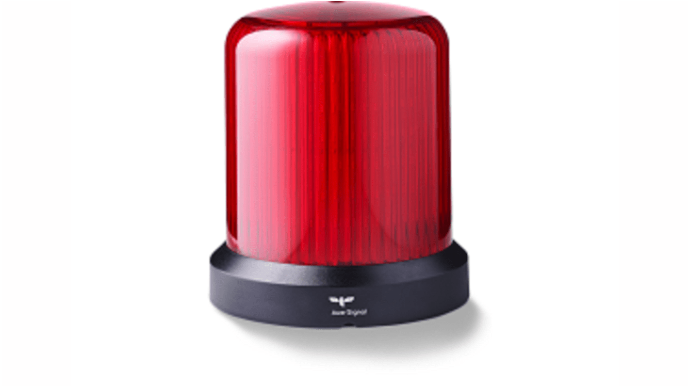AUER Signal 850522405, segnalatore LED rosso con 15 modalità operative, montaggio su base, IP66, 24 V c.a./c.c.