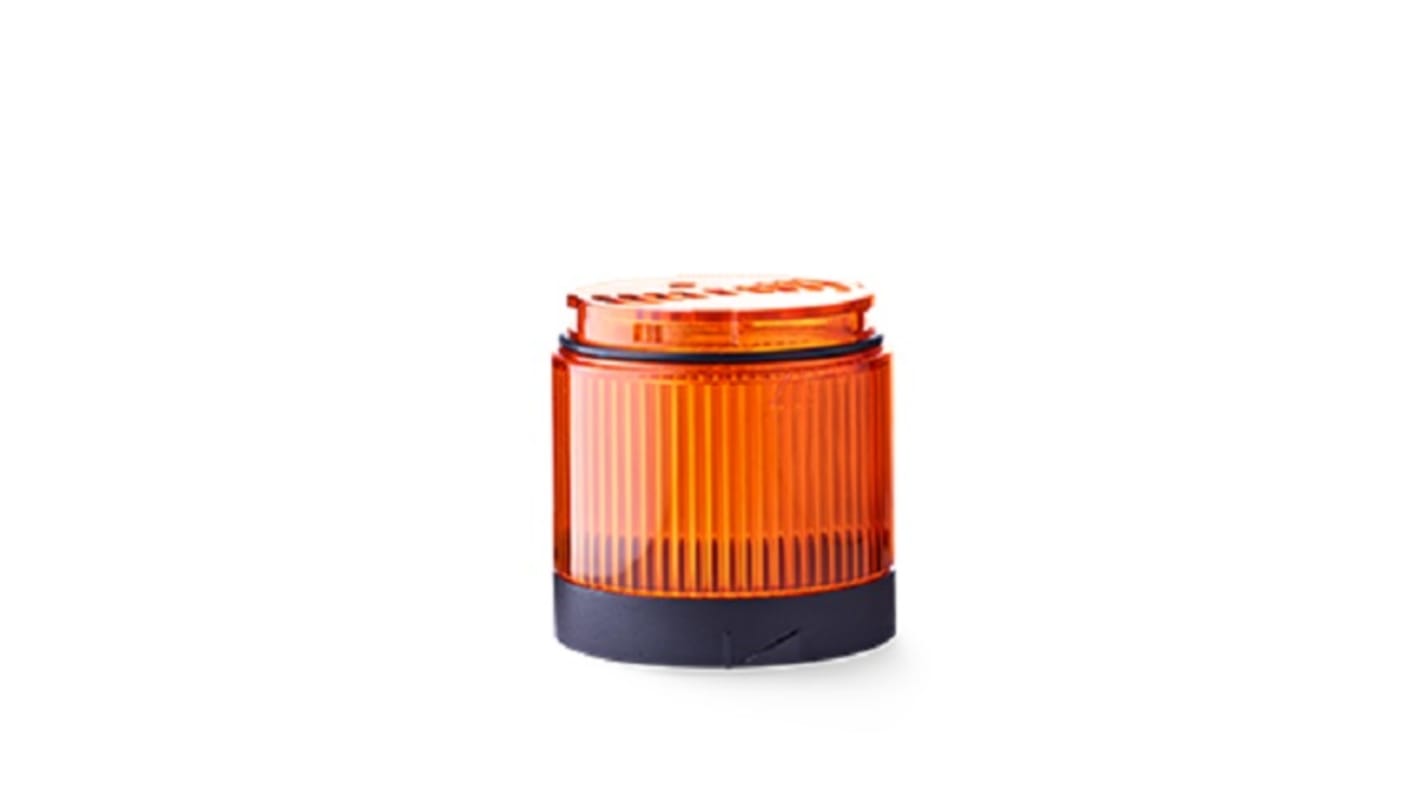 AUER Signal - Modulo torretta segnalazione LED Ambra 24V c.a./c.c. Ø70mm per segnalazioni efficaci e senza manutenzione.