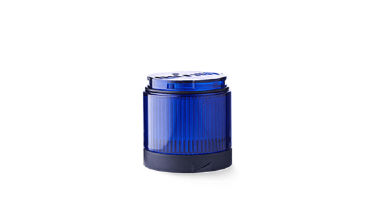 Modulo torretta segnalazione LED Blu 24V AUER Signal 910015405 - Effetto luminoso fisso, per torri Modul-Perfect 70.
