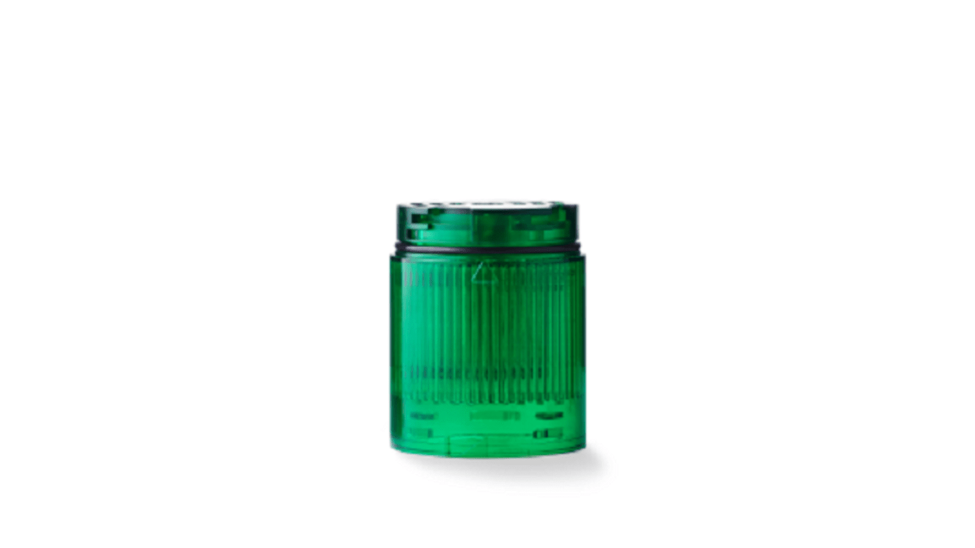AUER Signal CT5DC Modulo Torretta Segnalazione LED Verde 24V c.a./c.c. Ø50mm IP65 - Ideale per Ambienti Critici