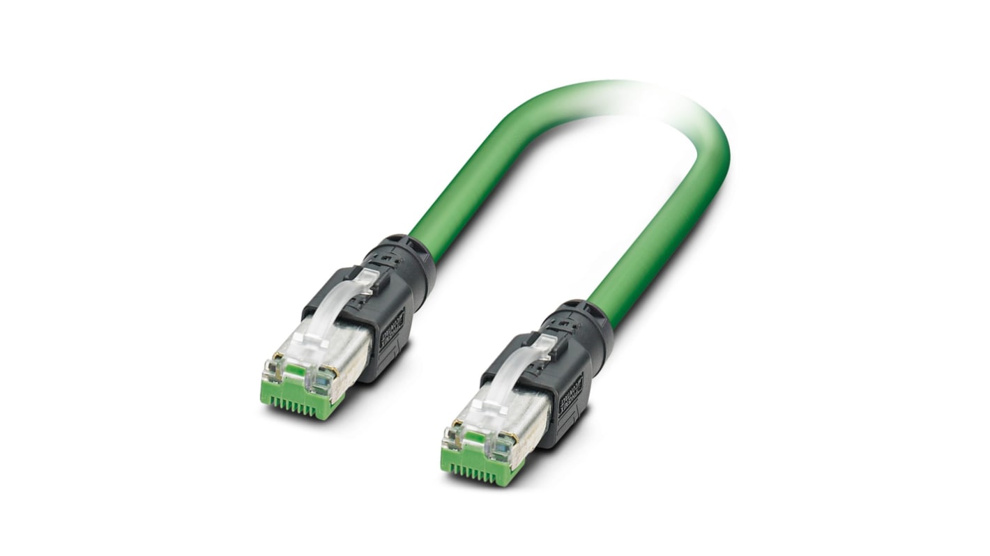 Cavo patch Phoenix Contact 1408968, 1m, IP20, 1A, 48V, PROFINET, Serie 1405, montaggio superficiale. Ideale per applicazioni industriali.