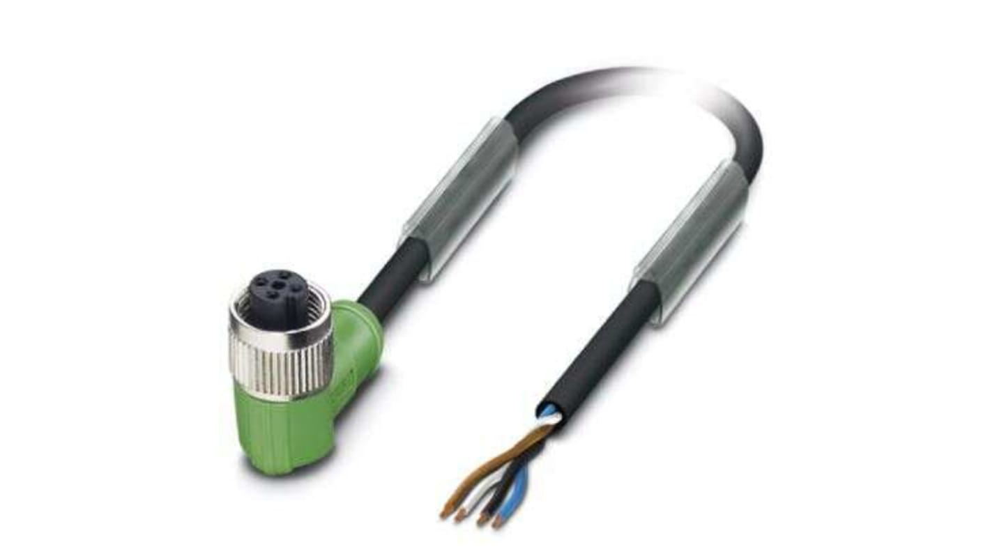 Cavo sensore/attuatore M12 Phoenix Contact 1415608, 4 poli, 4A, 250V CA/CC, codifica A - Sicurezza e prestazioni elevate per applicazioni industriali.