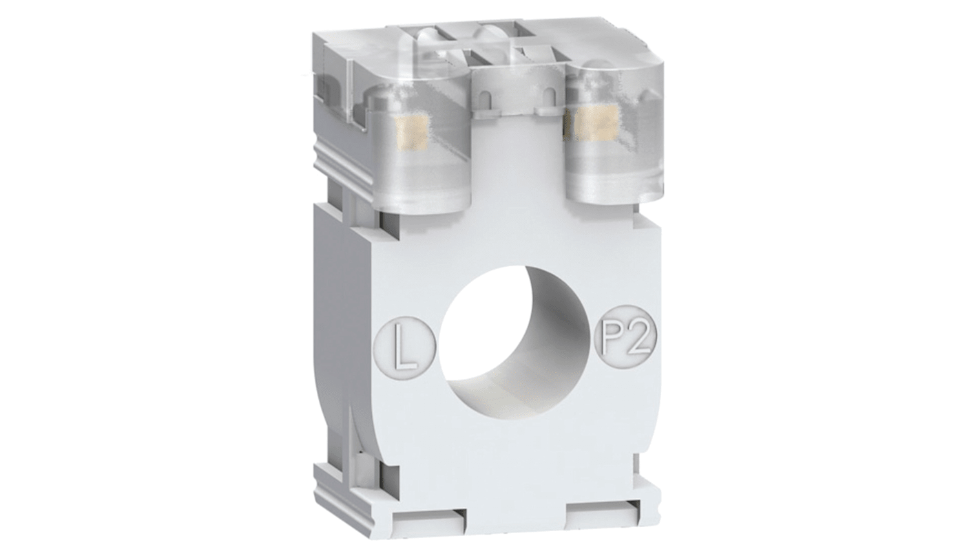 Trasformatore di corrente Schneider Electric METSECT5CC020 200:5A, guarnizione inclusa, classe di isolamento B - Ideale per ambienti industriali.