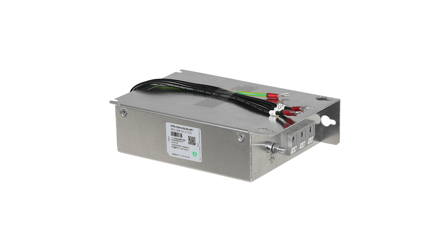 Kit filtro EMC Mitsubishi Electric 312332 per riduzione del rumore, montaggio su piedino, compatibile con E840.