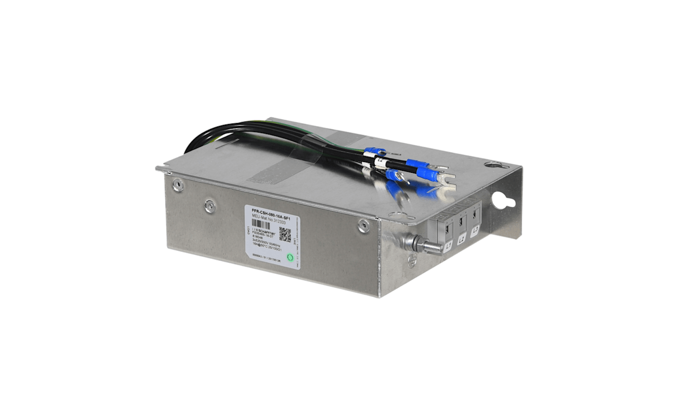 Kit filtro EMC Mitsubishi Electric 312333 per riduzione del rumore radio, montaggio su piedino, compatibile con serie FR-CS80.
