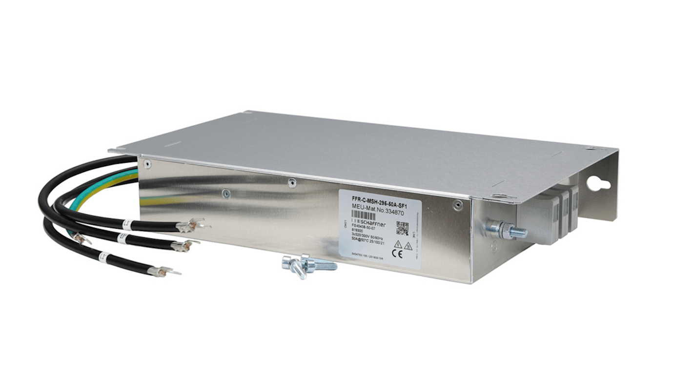 Kit filtro EMC Mitsubishi Electric 334870 per riduzione del rumore, montaggio su piedino, compatibile con FR-CS84.