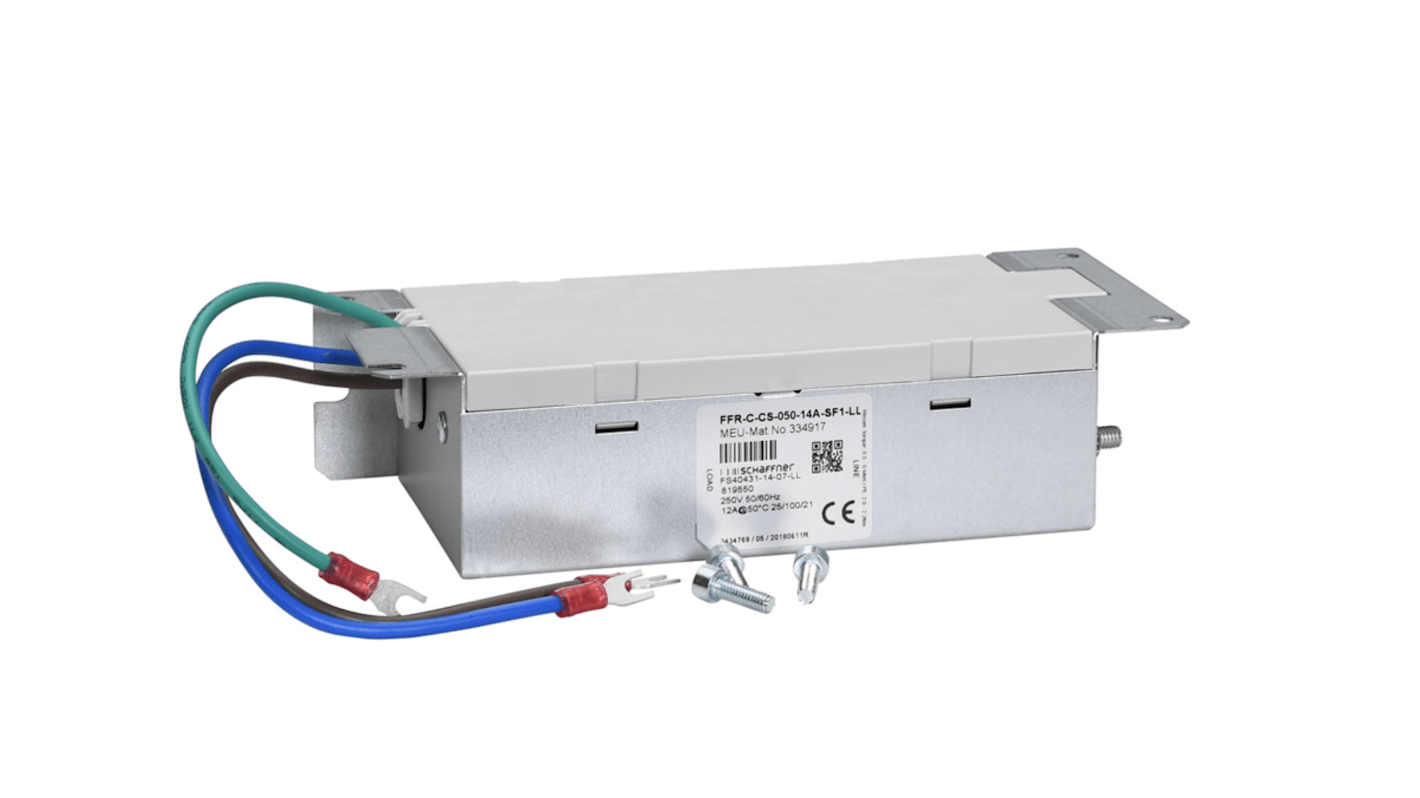 Kit filtro EMC Mitsubishi Electric 334917 per FR-CS82S, montaggio su piedino, riduce il rumore radio.