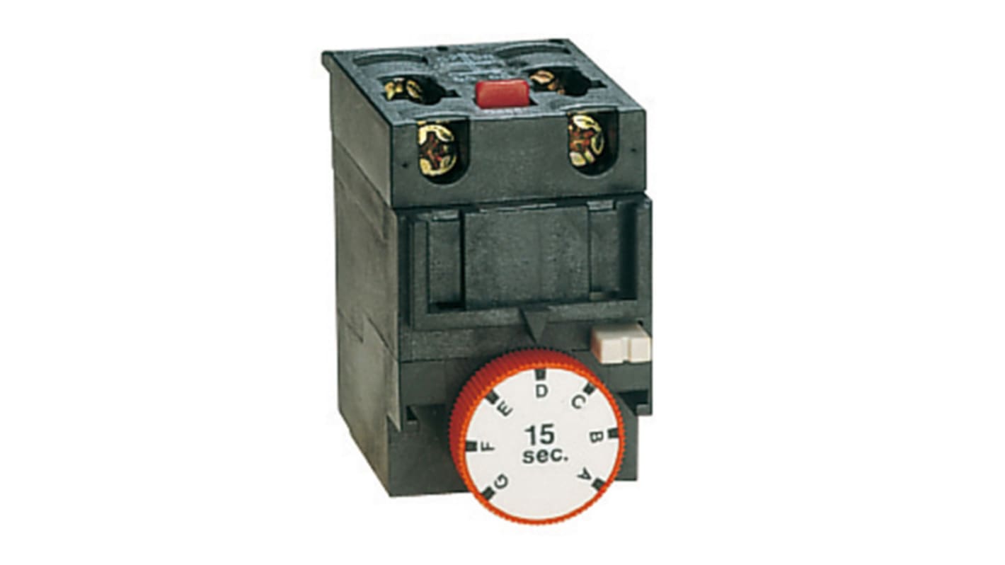 Contatto ausiliario Lovato 11G4856, 2 contatti (1 NA + 3 NC), montaggio frontale, compatibile con contattori serie BF.