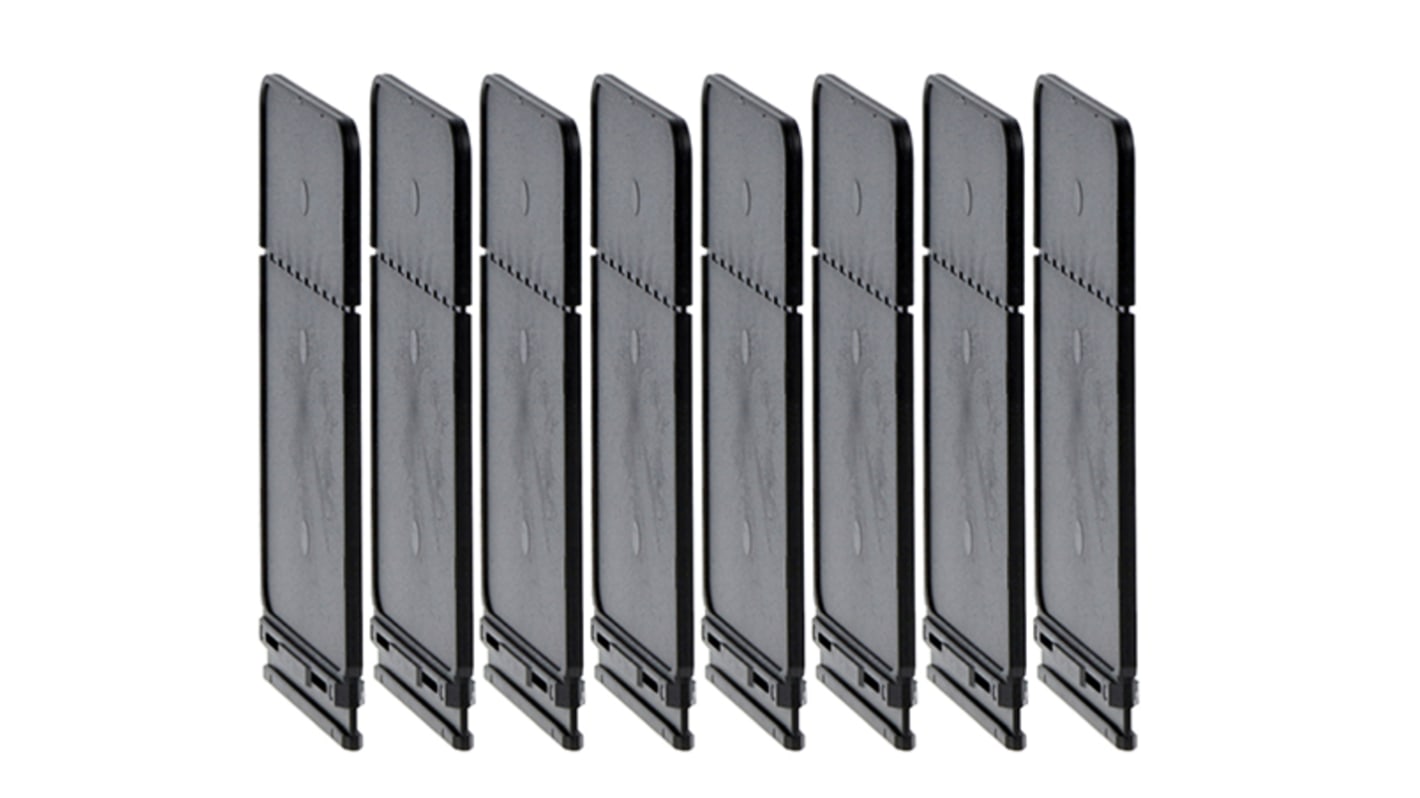 Barriera di fase Lovato GLX903, unipolare, set da 8 pezzi, montaggio a innesto, compatibile con accessori serie GL.