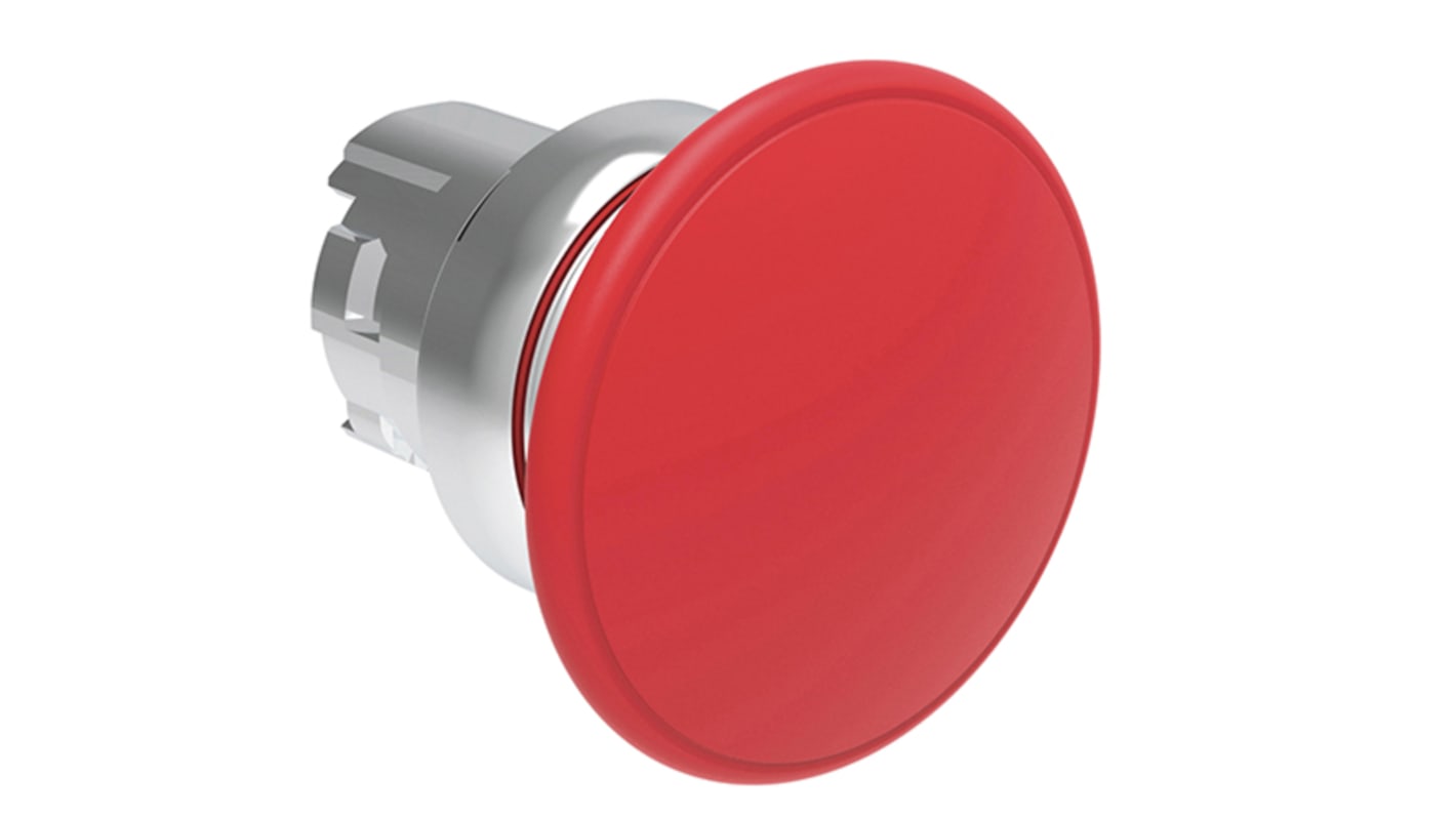 Attuatore pulsante Lovato LPSB6144, testa a fungo rossa, grado di protezione IP66/IP67/IP69K, diametro foro 29.5 mm.