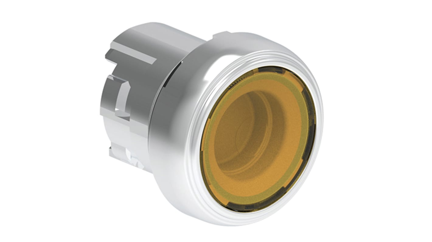 Pulsante instabile Lovato LPSBL105, rotondo giallo, diametro foro 22 mm, grado di protezione IP66/IP67/IP69K.