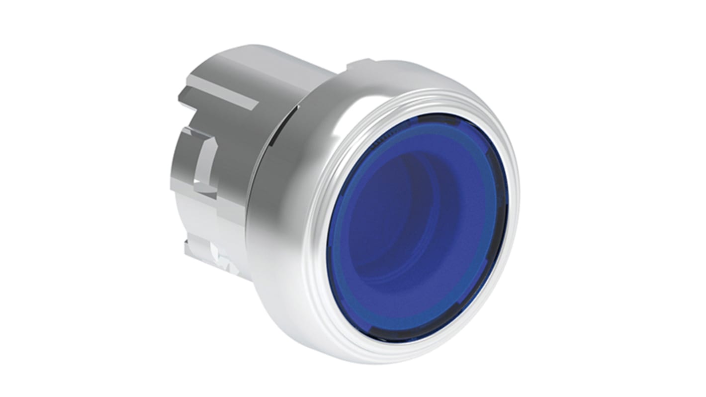 Pulsante instabile Lovato LPSBL106, blu, diametro foro 22 mm, grado di protezione IP66/IP67/IP69K.