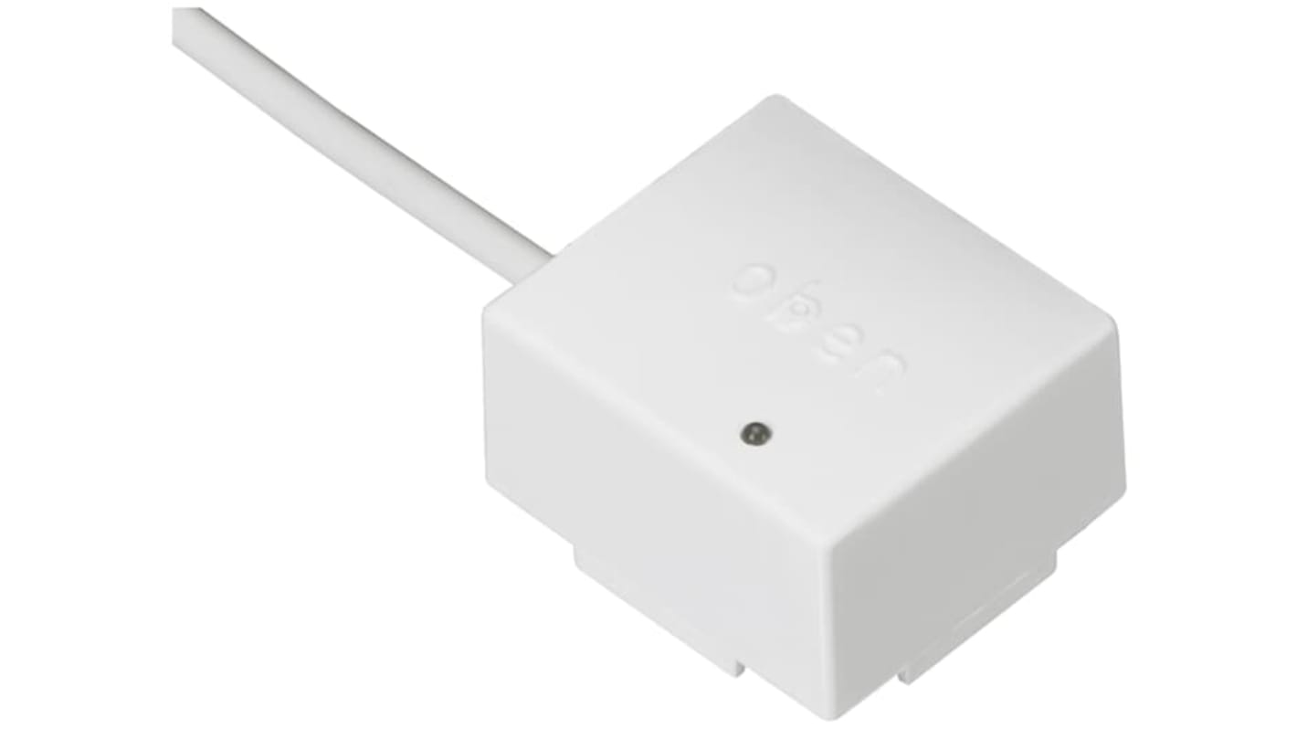 Interruttore rivelatore ABB GHQ4030001R0012 per montaggio superficiale, rileva perdite d'acqua. Dimensioni: 23x40x44 mm.