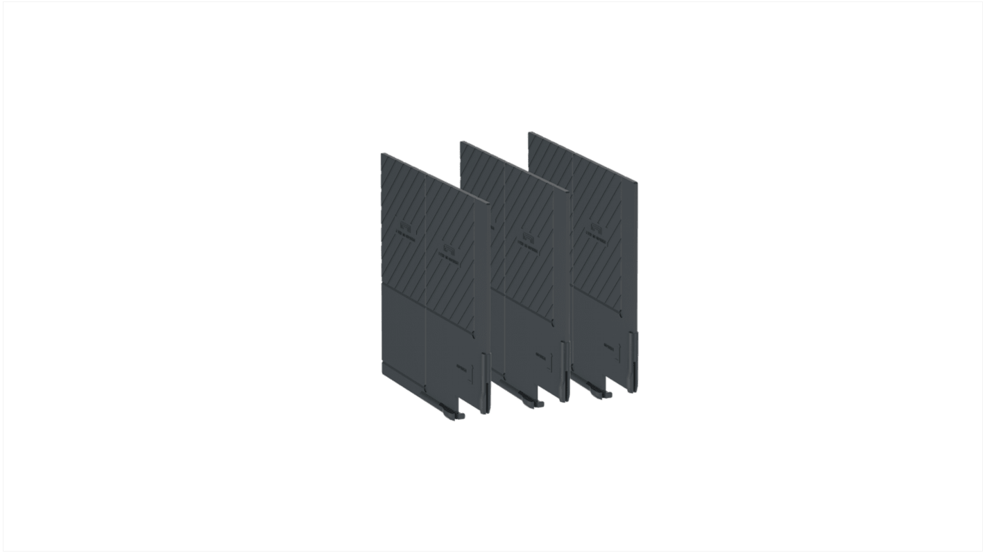 Barriera di fase Schneider Electric LA9G4801 per Giga Contactor, dimensioni 117.6 x 81.2 mm, tensione di isolamento 1000V.