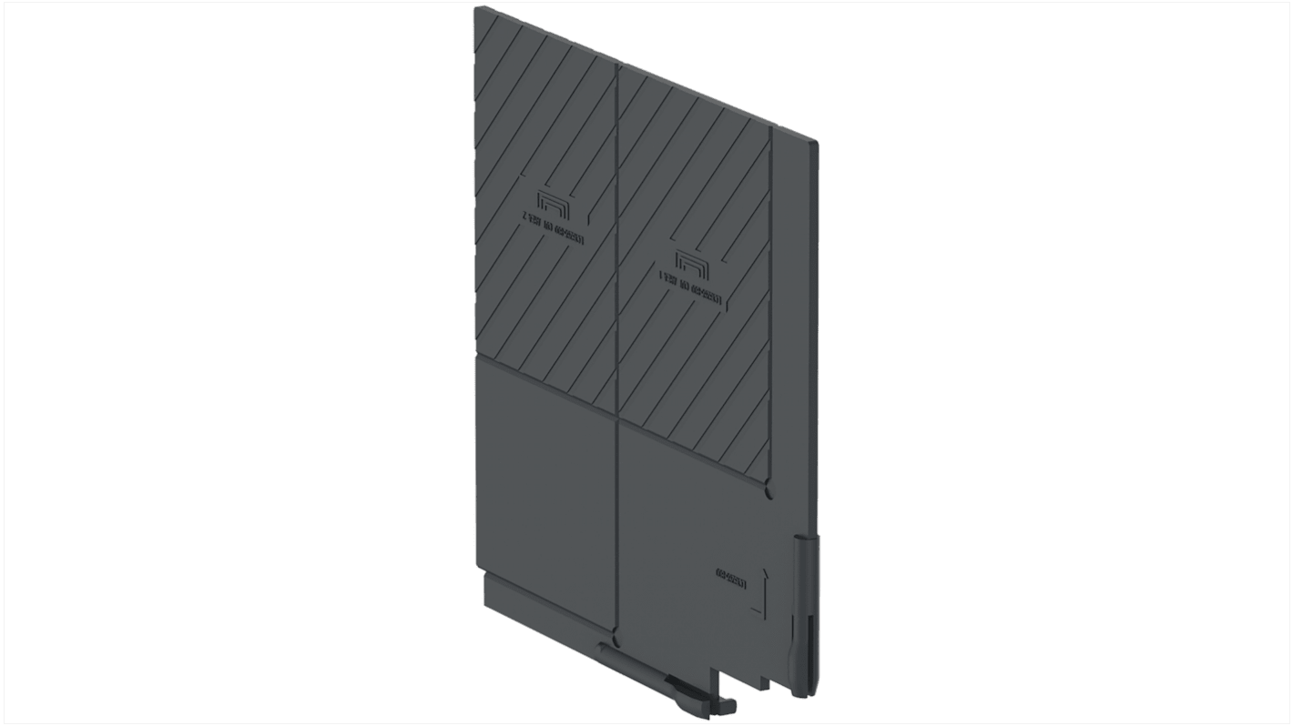Barriera di fase Schneider Electric LA9G4803 per Giga Contactor, dimensioni 117.6 x 122 mm, tensione di isolamento 1000V.