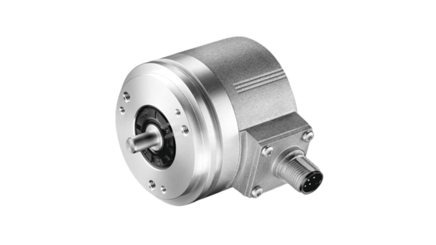 Encoder incrementale Baumer EIL580-SY06.5EQ.00100.A, 100 impulsi/giro, uscita TTL/HTL, IP65, rotazione max 6000 giri/min.