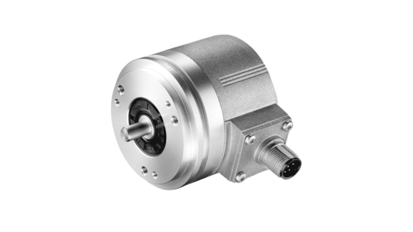 Encoder incrementale Baumer EIL580-SY06.5EQ.03600.A, 3600 impulsi/giro, uscita TTL/HTL, IP65, rotazione max 6000 giri/min.
