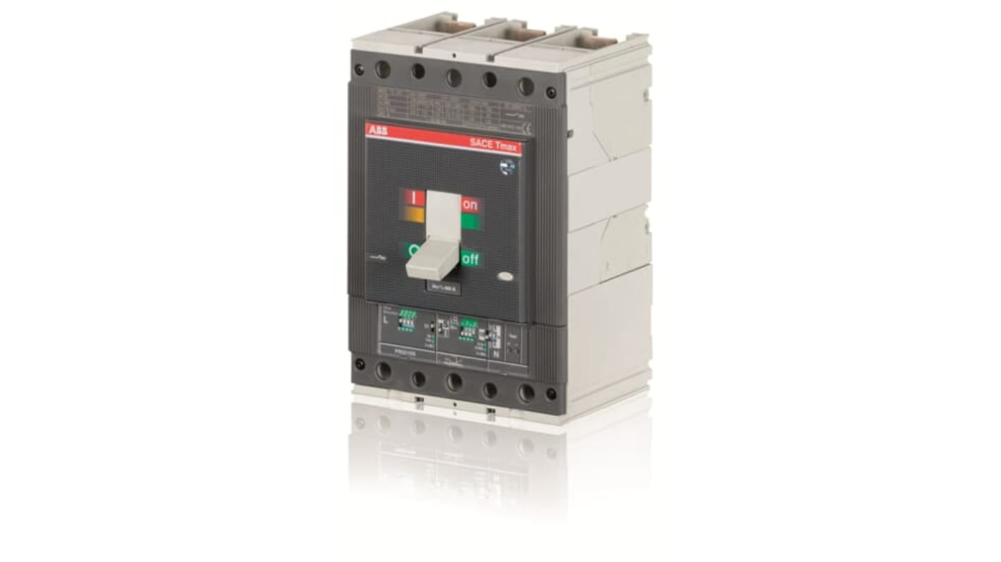Interruttore automatico MCCB ABB, 3 poli, 400 A, montaggio fisso, dimensioni 140x205x103,5 mm, codice 1SDA054381R1.