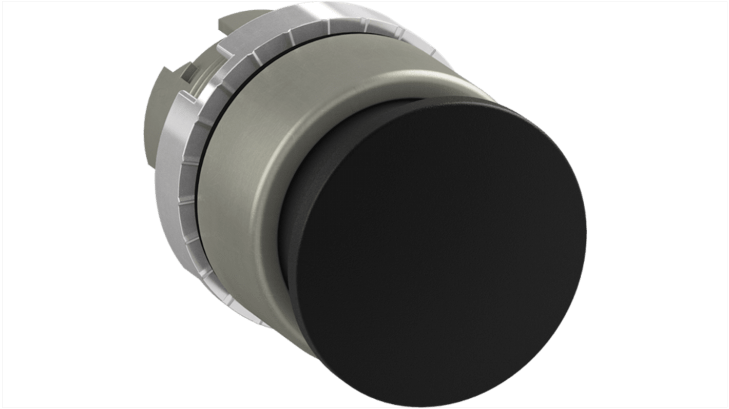 Pulsante a fungo instabile ABB 1SFA1, attuatore nero da 28 mm, grado di protezione IP66, codice 1SFA184030R9006.