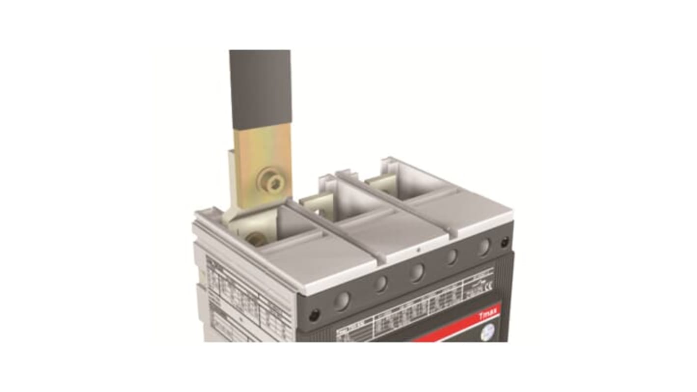 Terminale frontale ABB per Tmax, codice 1SDA023393R1, kit di 4 pezzi per S6 800 - T6 800 a quattro poli.